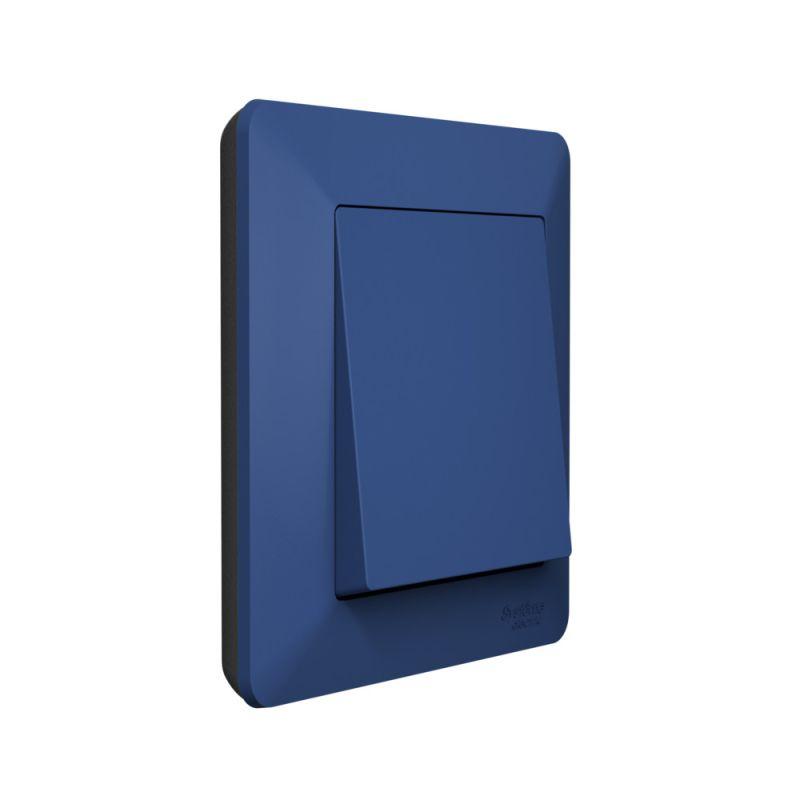  Рамка 1-м AtlasDesign Air аквамарин/дым. черн. SE ATN221101 фото в каталоге от BTSprom.by