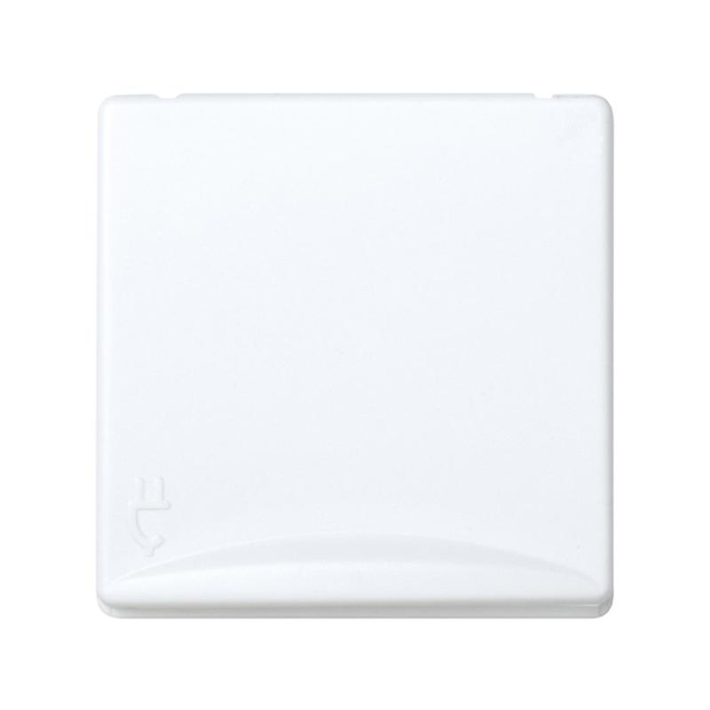 розетка 1-м сп 2мод. simon 27 16а ip40 2p+e с заземл. защ. шторки с откидн. крышкой широкий модуль механизм бел. simon 27490-35 от BTSprom.by