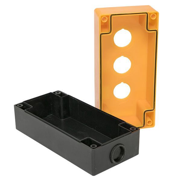  Корпус КП103 3 кнопки пластик. желт. EKF cpb-103-o фото в каталоге от BTSprom.by