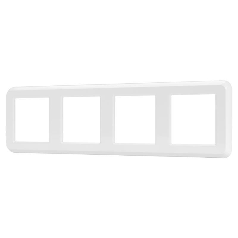 рамка пластиковая frm-versa-pl-4-wh arlight 045187 от BTSprom.by