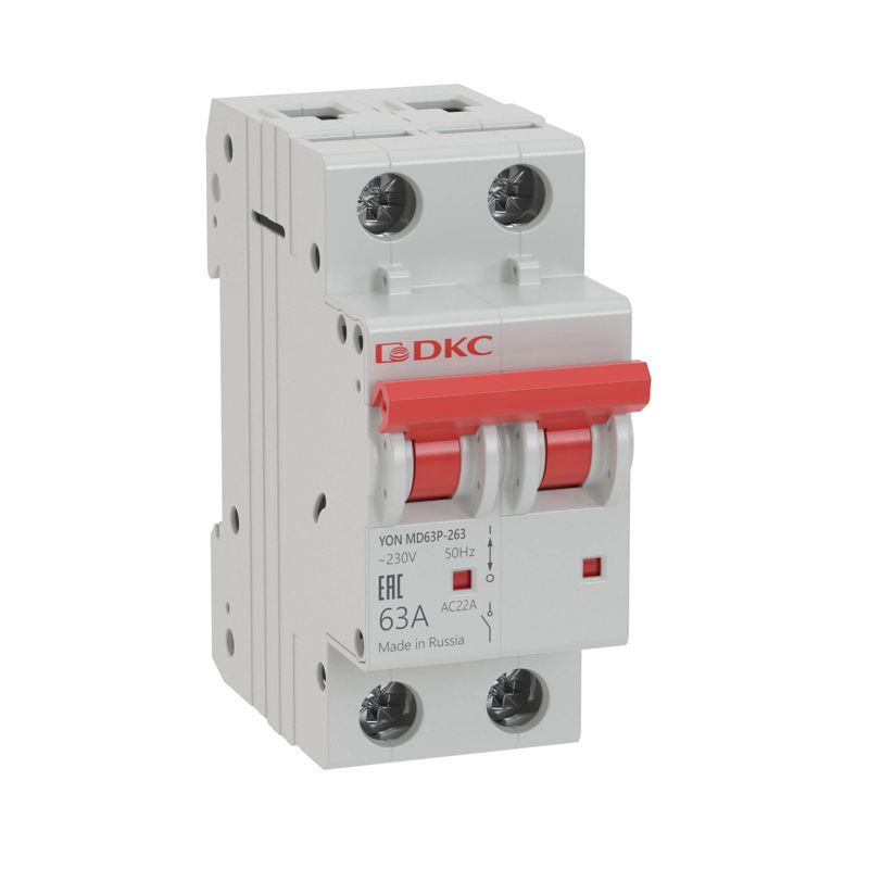 выключатель нагрузки модульный 2п 40а md63p yon md63p-240 от BTSprom.by