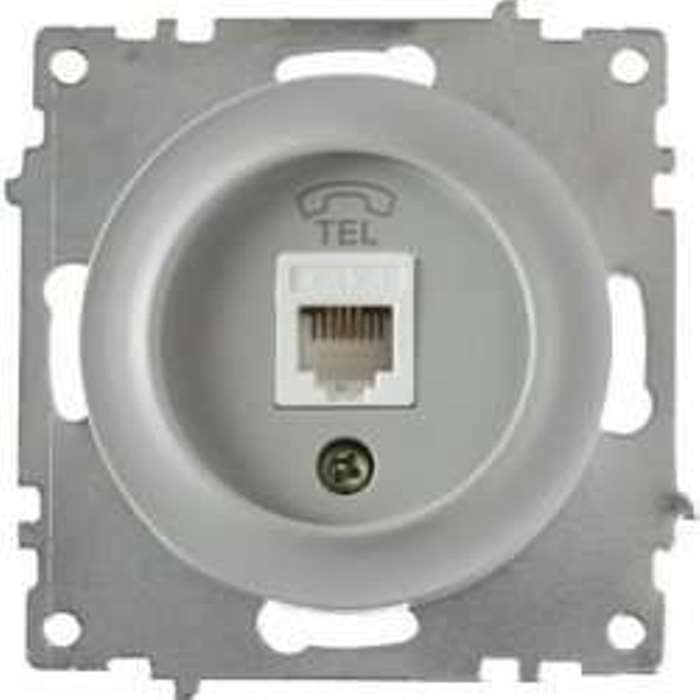 розетка телефонная 1-м сп florence rj11 механизм сер. (1e20601302) onekeyelectro 2172838 от BTSprom.by