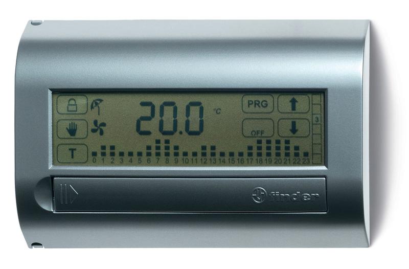 термостат комнатный цифровой с недельным таймером touch basic сенсорный экран 3в dc 1со 5а монтаж на стену бел. finder 1c7190030007 от BTSprom.by