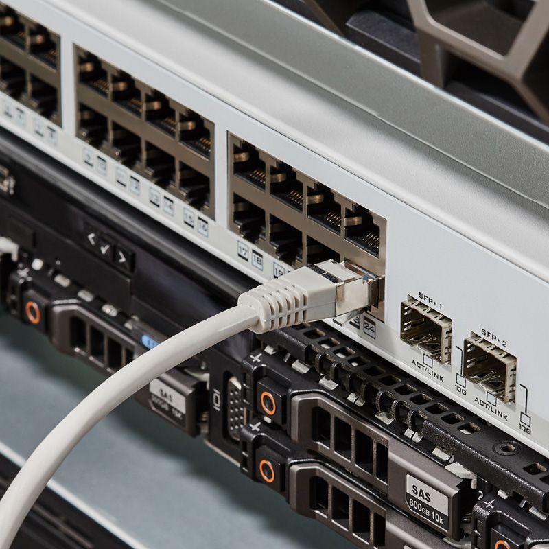  Патч-корд F/UTP кат.5e RJ45-RJ45 LSZH экранир. 2м сер. Rexant 18-8005-1 фото в каталоге от BTSprom.by