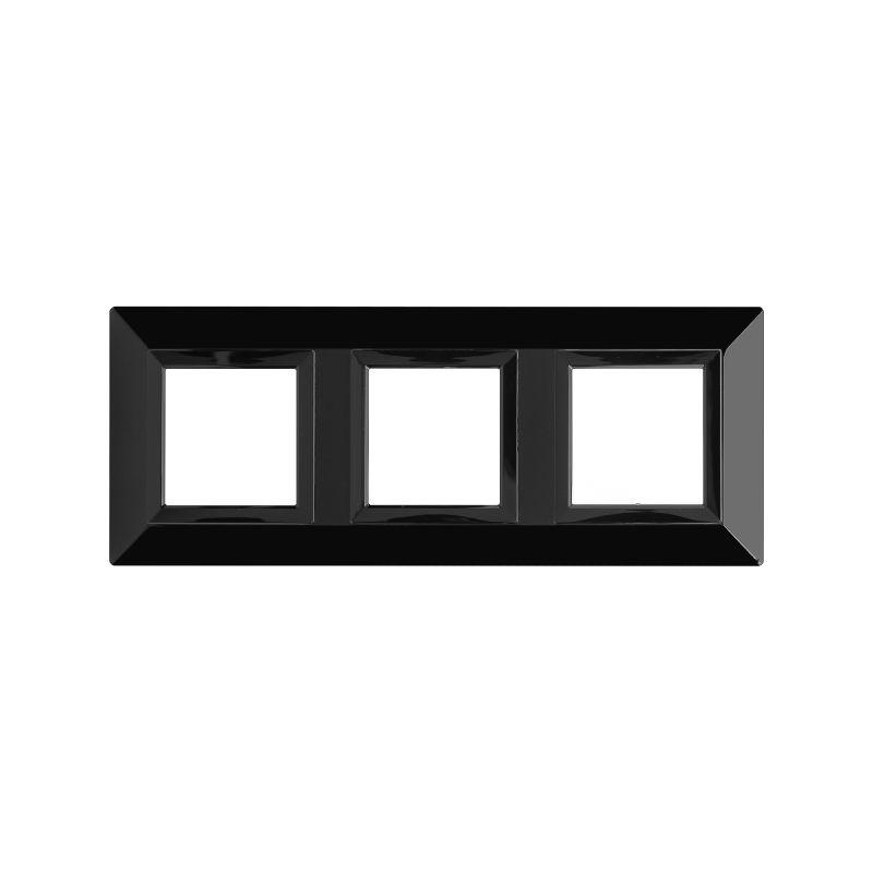 рамка 3-м 6мод. avanti метал. черн. dkc 4402856 от BTSprom.by