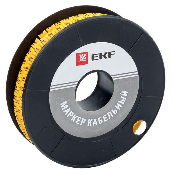 маркер каб. 4.0кв.мм "n" (ес-2) (уп.500шт) ekf plc-km-4-n от BTSprom.by