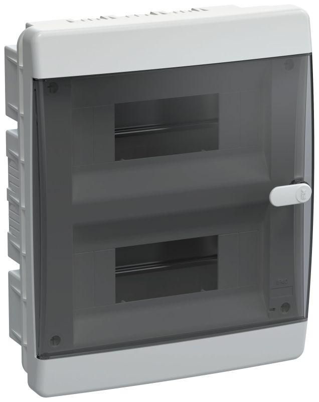 корпус щрв-п-18 union compact ip41 черн. прозр. дверь пластик. iek uic-kp12-v-18-41-k01 от BTSprom.by