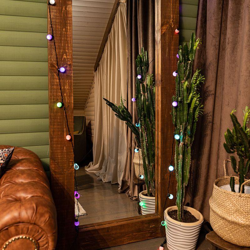  Гирлянда светодиодная "Шарики" 5м d30мм 25LED RGB 6Вт 220-240В IP20 провод ПВХ темн. зел. Neon-Night 303-569 фото в каталоге от BTSprom.by