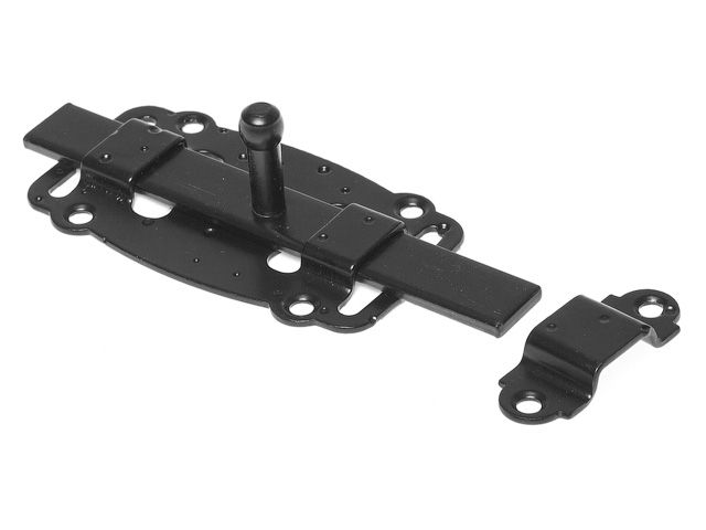 задвижка дверная 100 мм плоская, черн.мат. starfix smp-35343-1 от BTSprom.by