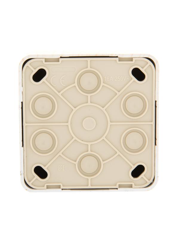  Розетка 1-м ОП Viola 16А IP20 без заземл. беленый дуб LEZARD 751-5200-121 фото в каталоге от BTSprom.by