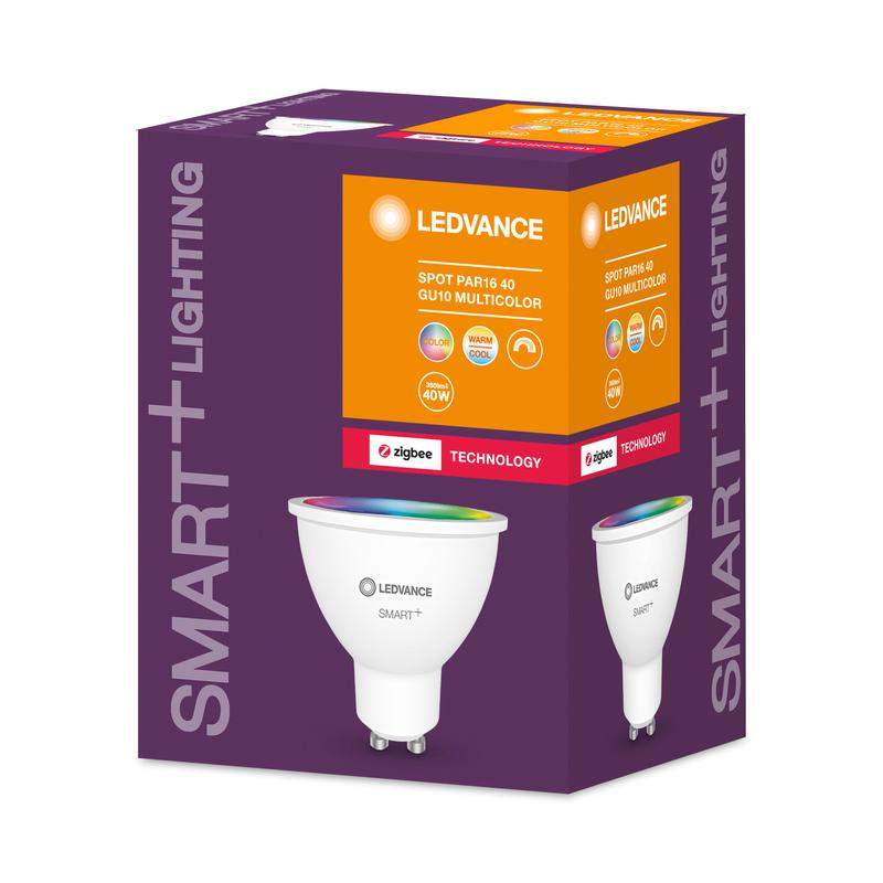лампа светодиодная smart+ spot gu10 multicolour 5вт 220-240в 100град. gu10 ledvance 4058075208445 от BTSprom.by