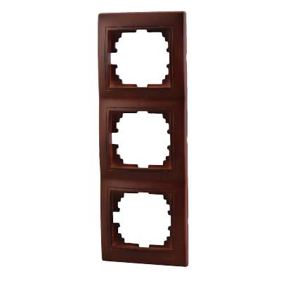 рамка 3-м mira вертикал. вишня lezard 701-0601-153 от BTSprom.by