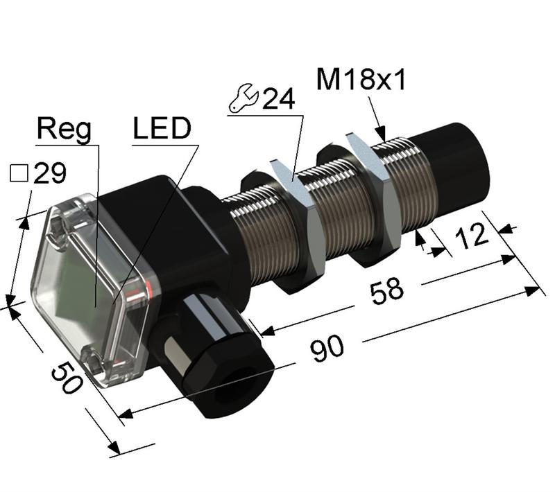 выключатель бесконтактный ps1-18m90-15n61-b (вб1.18м.90.10.2.1.в) мега-к a8010-t200058735 от BTSprom.by