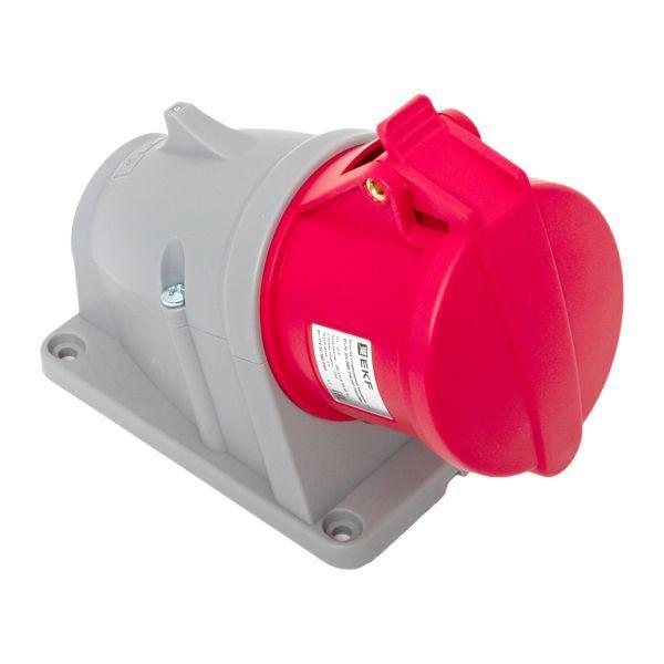  Розетка стационарная наружная 124 3Р+РЕ 32А 380В IP44 PROxima EKF ps-124-32-380-PRO фото в каталоге от BTSprom.by