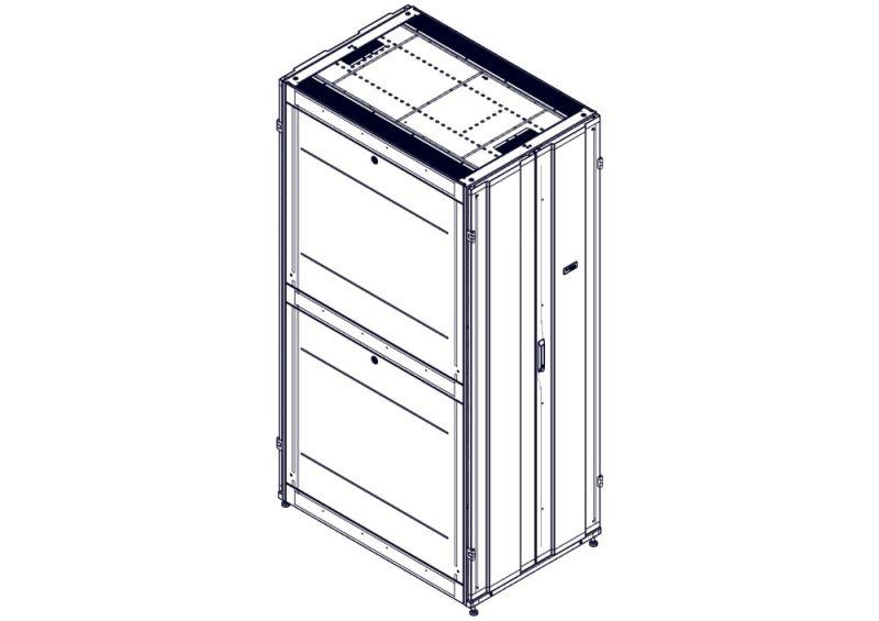 шкаф uniprom 48u-800/1200 боковые панели 4шт черн. se ur3387 от BTSprom.by