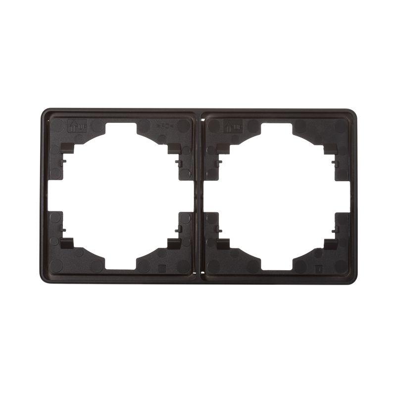 рамка 2-м round miele оникс kranz kr-78-0752-3 от BTSprom.by