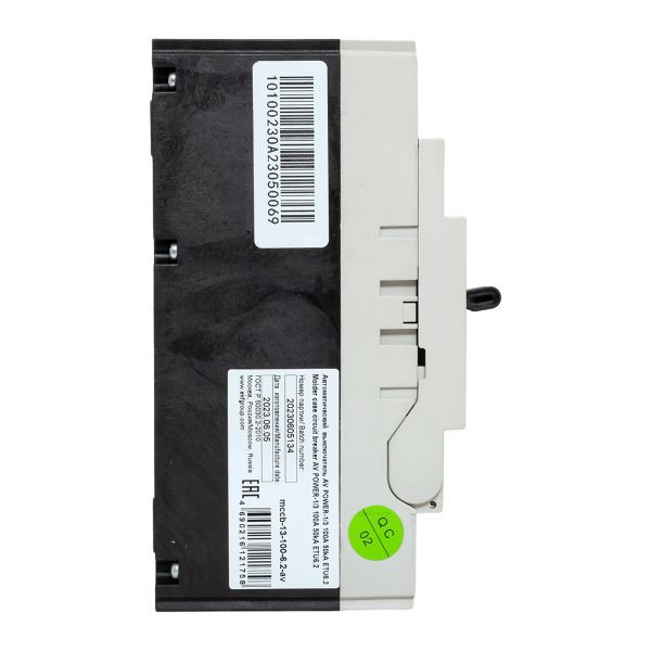  Выключатель автоматический 3п 100А 50кА AV POWER-1/3 ETU6.2 AVERES EKF mccb-13-100-6.2-av фото в каталоге от BTSprom.by