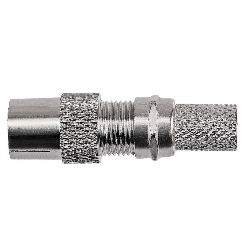  Набор разъемов антенных ТВ №7 (1 переходник гнездо F - штекер TV; 1 F-разъем RG-6) Rexant 06-0035-A фото в каталоге от BTSprom.by