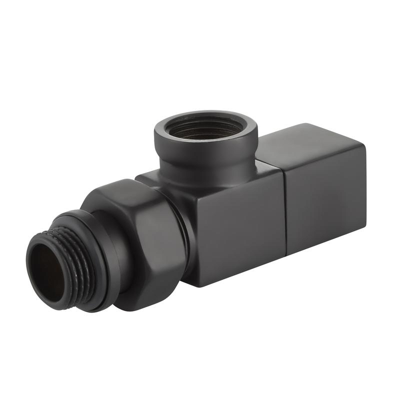  Набор дизайн-вентилей CUBE осевой 1/2дюйм черн. Royal Thermo НС-1422573 фото в каталоге от BTSprom.by