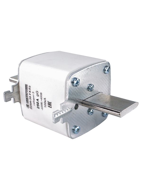 вставка плавкая ппн-39 ухл3 250а габарит 3 ip00 электротехник et522726 от BTSprom.by