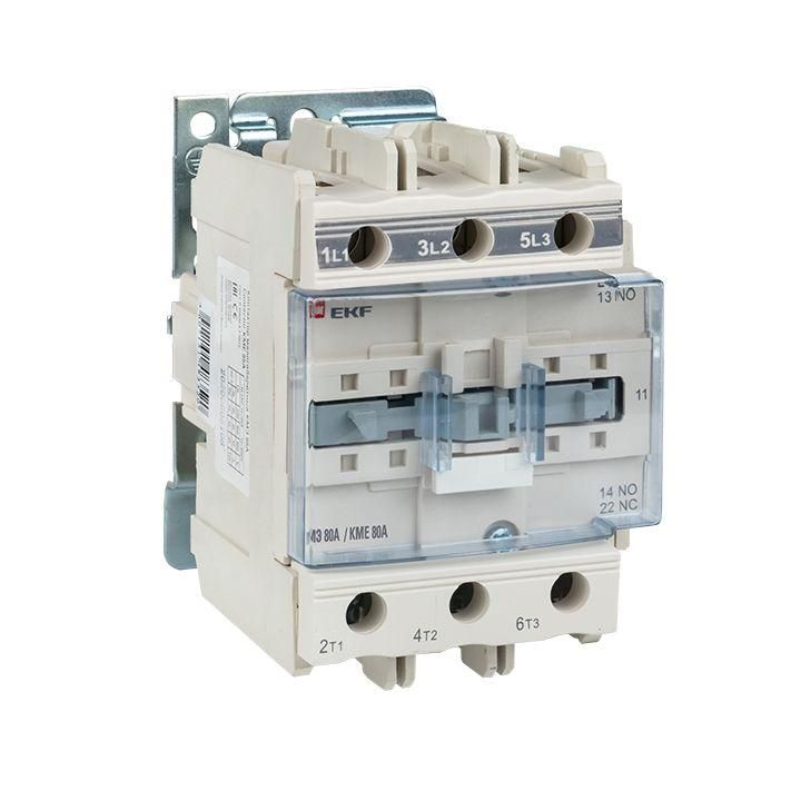 контактор кмэ 80а кат. 220в ac 1но+1нз ekf ctr-s-80-220 от BTSprom.by