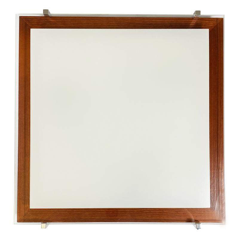  Светильник НПБ 09-3х40-003 "Полесье" 400х400 М97 бел. /корпус вишня /держатель хром (инд. упак.) Элетех 1005205894 фото в каталоге от BTSprom.by