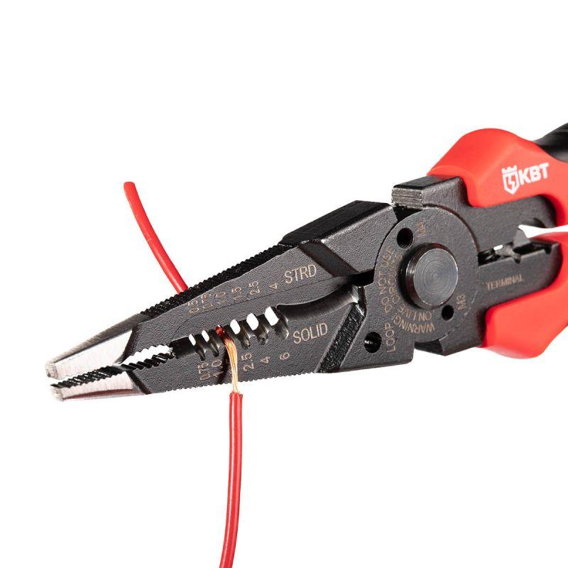  Длинногубцы-мультитул ПРОФИ 205мм КВТ 101596 фото в каталоге от BTSprom.by