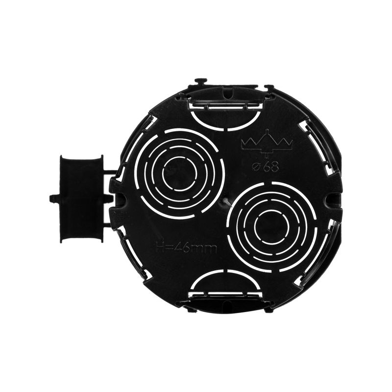  Коробка подрозеточная для сплошных стен черн. под 2 модуля безвинтов. DKC 59302 фото в каталоге от BTSprom.by