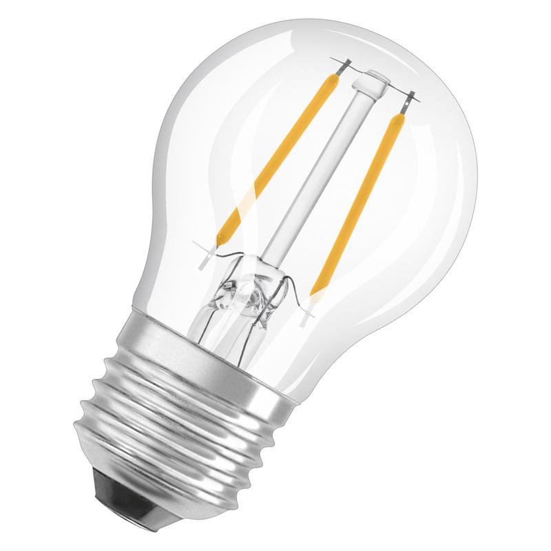 лампа светодиодная филаментная led star p 4.5вт (замена 40вт) прозр. 6500к холод. бел. e27 470лм угол пучка 300град. 220-240в osram 4058075466197 от BTSprom.by