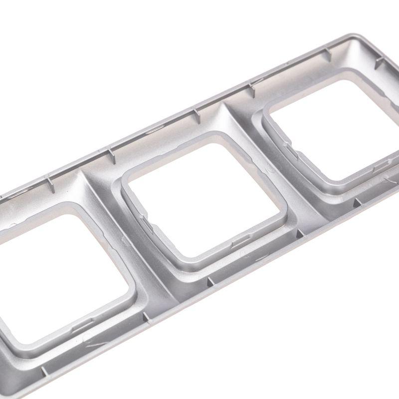  Рамка 3-м DEA горизонт. серебр. метал. Kranz KR-78-0287 фото в каталоге от BTSprom.by