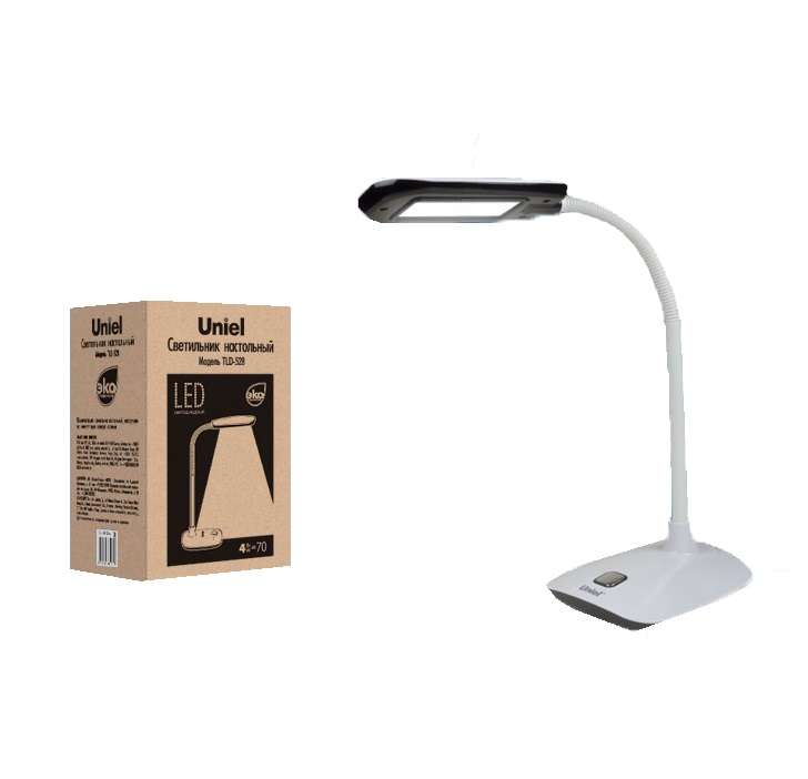 светильник светодиодный tld-528 black/400лм/4500к черн. uniel ul-00000418 от BTSprom.by
