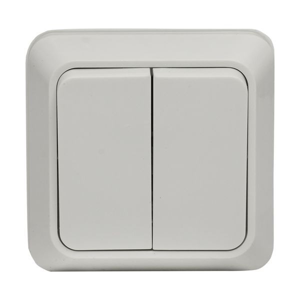  Выключатель 2-кл. ОП Рим 10А IP20 бел. EKF ENV10-023-10 фото в каталоге от BTSprom.by