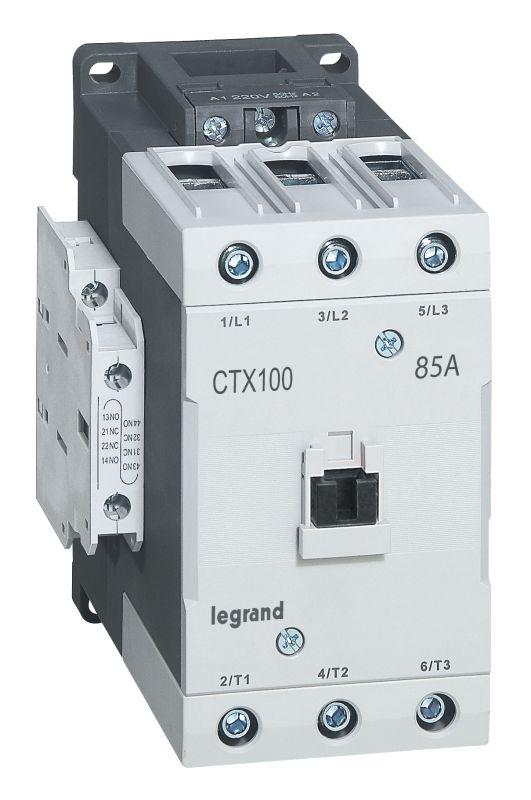 контактор ctx3 3п 85а кат. 415в ac 2но+2нз торцев. зажим leg 416219 от BTSprom.by