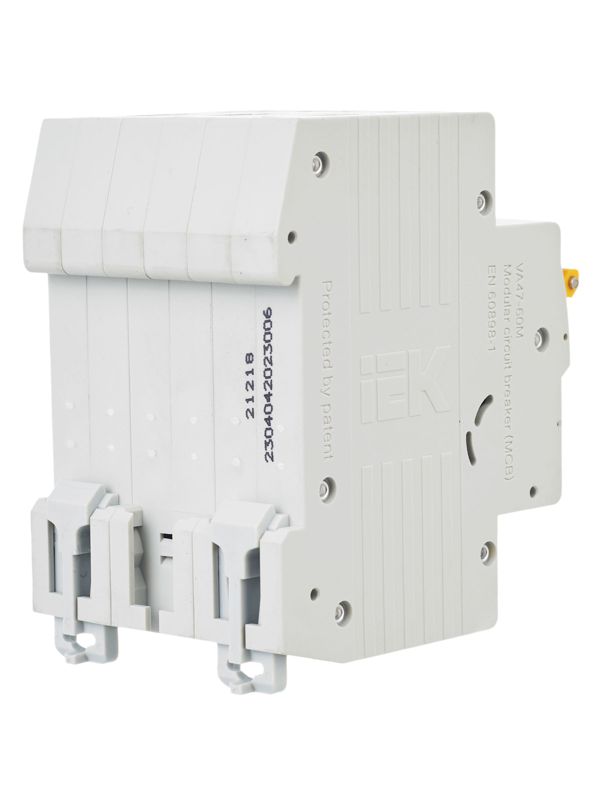  Выключатель автоматический модульный 3п C 6А 6кА ВА47-60M KARAT IEK MVA31-3-006-C фото в каталоге от BTSprom.by