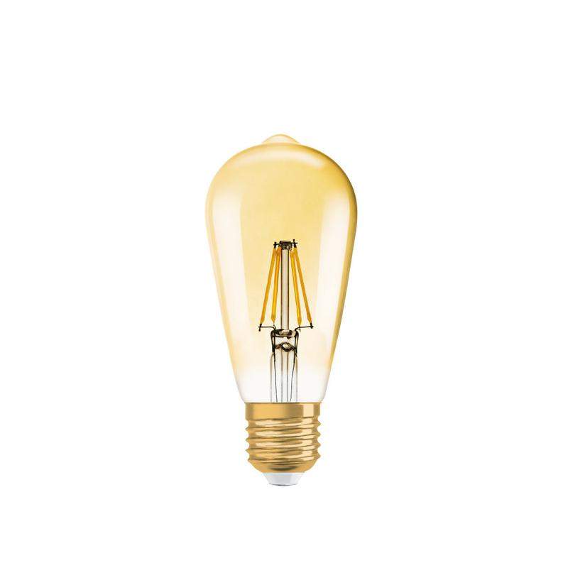 лампа светодиодная филаментная 1906led edisond6.5w/824 230в fil gd fs1 e27 osram 4052899972360 от BTSprom.by