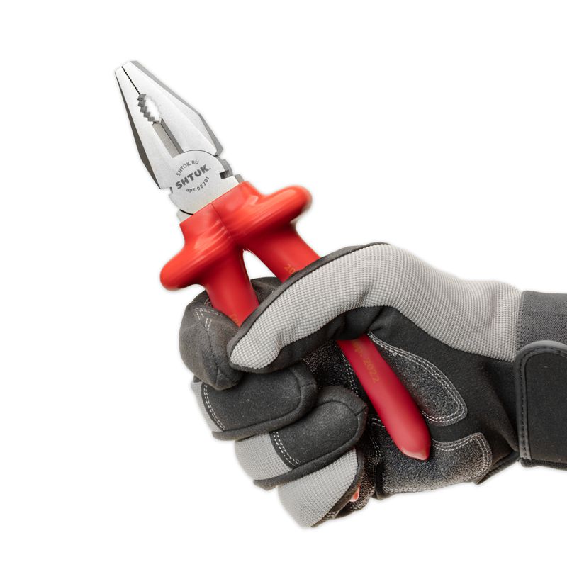 пассатижи диэлектрические 1000в 200мм (08201) shtok 376287 от BTSprom.by