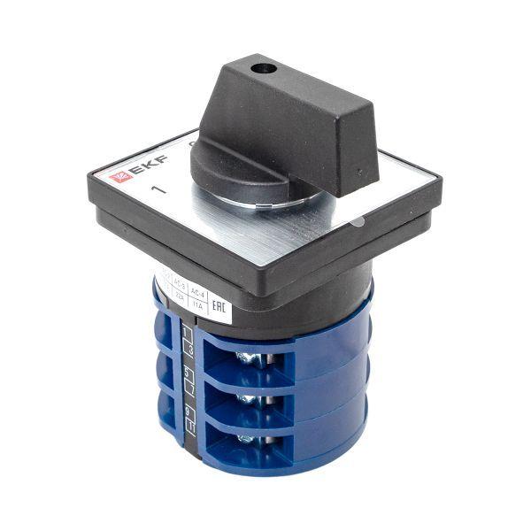  Переключатель кулачковый ПК-1-23 3П 32А "1-0-2" EKF pk-1-23-32 фото в каталоге от BTSprom.by