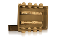 коробка клеммная кс-40 у2 40 клемм ip65 (пластиковые вводы mg 25х4/mg 32x4) электротехник et013211 от BTSprom.by