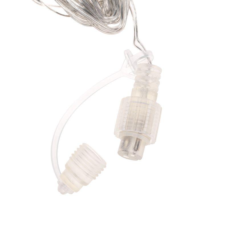  Гирлянда светодиодная "Светодиодный Дождь" 2х1.5м 150LED тепл. бел. 5.1Вт 230В IP44 эффект мерцания прозр. провод Neon-Night 235-516 фото в каталоге от BTSprom.by