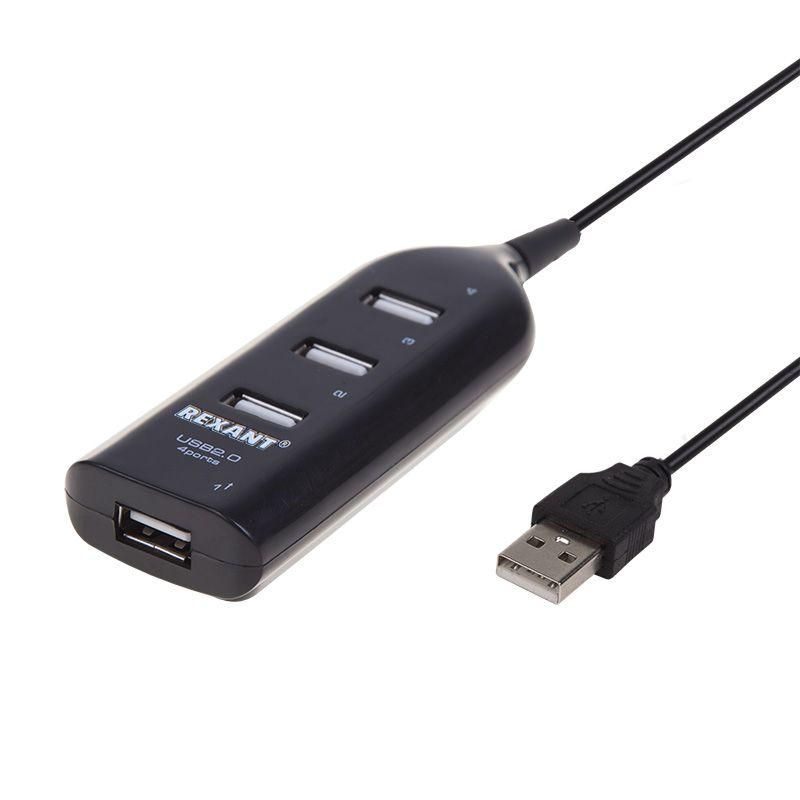 разветвитель usb 2.0 на 4 порта rexant 18-4105 от BTSprom.by