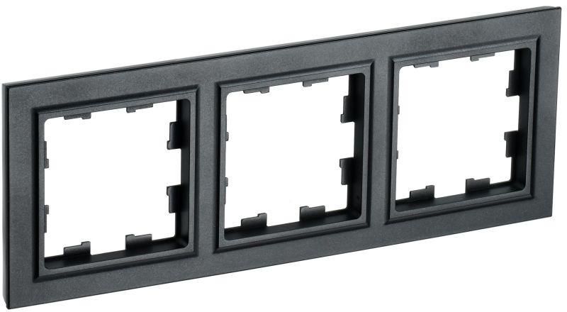 рамка 3-м brite ру-3-брч черн. iek br-m32-k02 от BTSprom.by