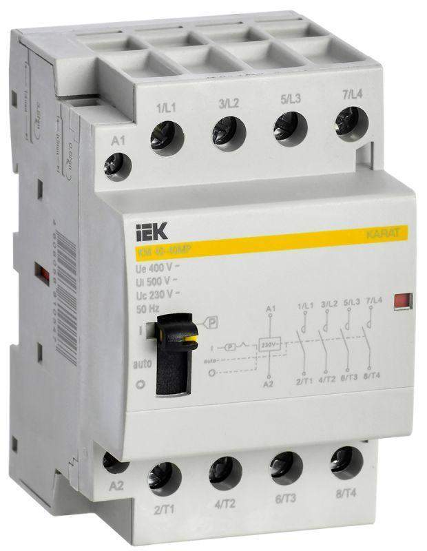 контактор модульный км40-40мр ac с ручным управ. karat iek mkk22-40-40 от BTSprom.by