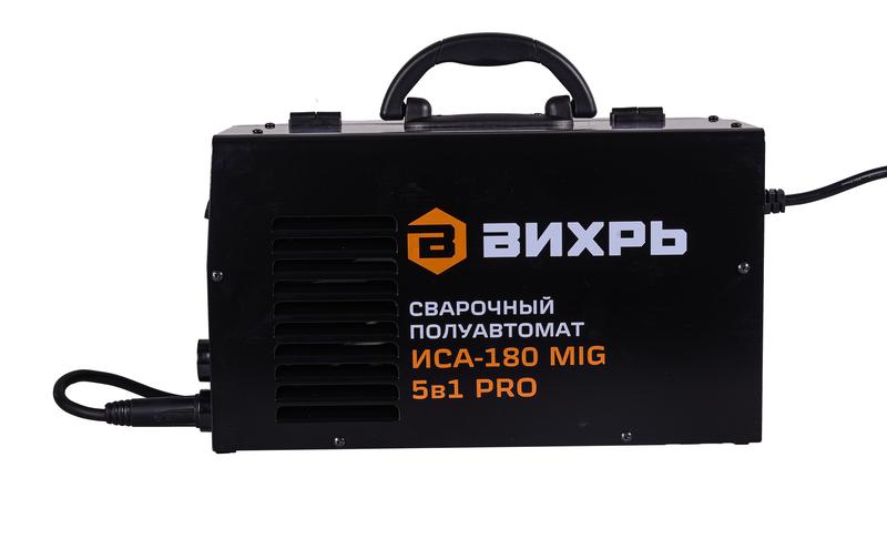  Инвертор сварочный полуавтомат. ИСА-180 MIG 5в1 PRO Вихрь 65/184 фото в каталоге от BTSprom.by