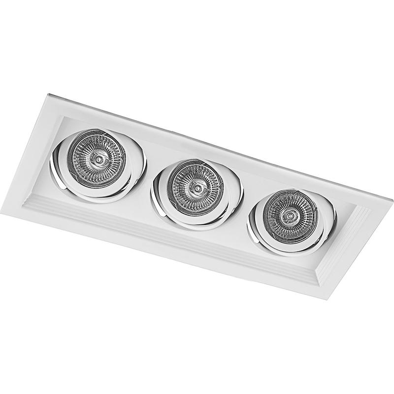 светильник потолочный встраиваемый mr16 g5.3 бел. dlt203 feron 29772 от BTSprom.by