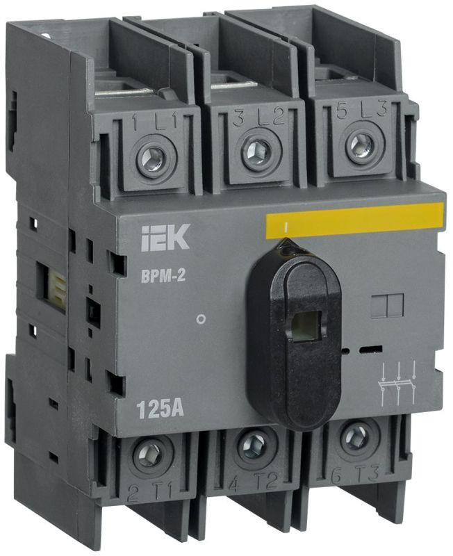 выключатель-разъединитель модульный 3п 125а врм-2 iek mvr20-3-125 от BTSprom.by