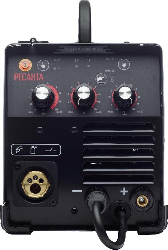  Инвертор сварочный полуавтомат. САИПА-24В/200А MIG 6в1 Ресанта 65/110 фото в каталоге от BTSprom.by
