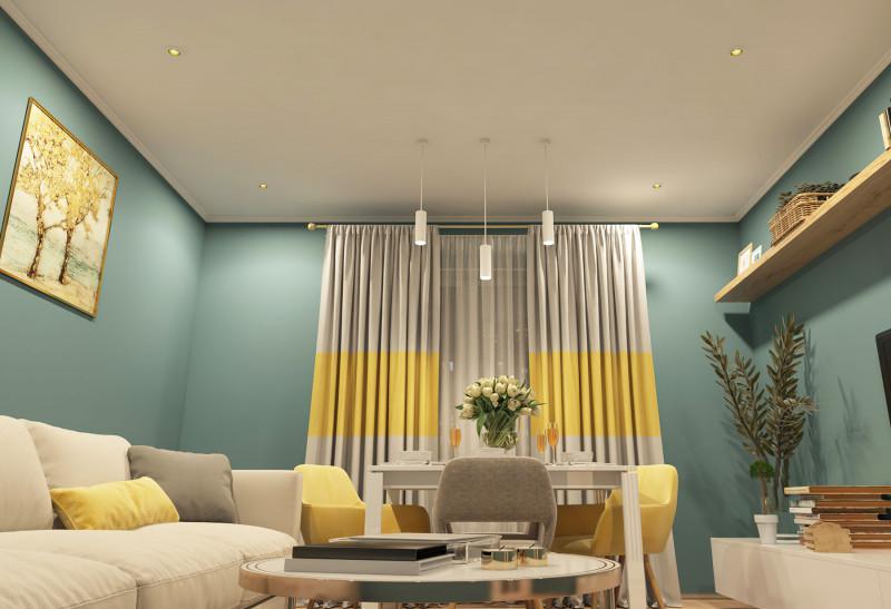  Светильник встраиваемый IP20 10Вт GU5.3 LED бел./желт. пластик DENKIRS DK3061-WH+YE фото в каталоге от BTSprom.by