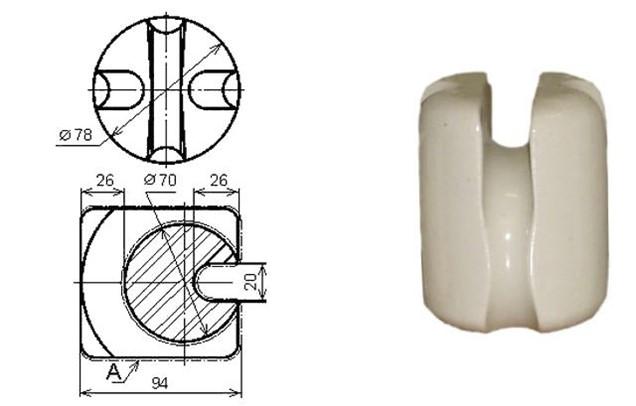 изолятор такелажный ит-40 у1 афз 00000576 от BTSprom.by