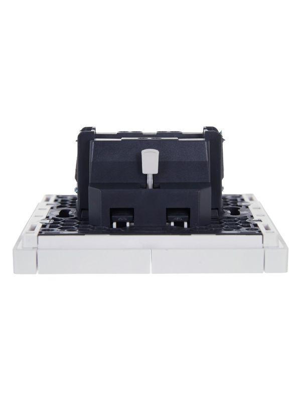  Выключатель 2-кл. СП FORTE&PIANO 10А FP205 бел. IEK FP-V20-0-10-1-K01 фото в каталоге от BTSprom.by