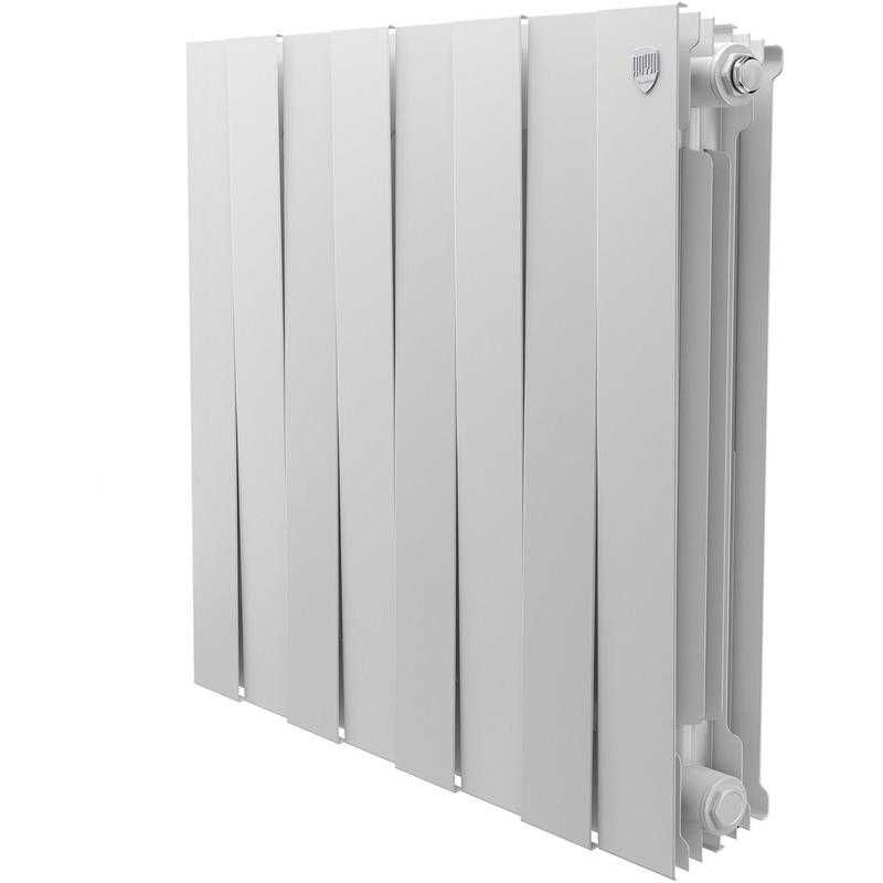 радиатор биметал. 8 секц. pianoforte 500 bianco traffico royal thermo нс-1176327 от BTSprom.by